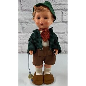 Vintage Hummel Goebel 12" Hansl #1700 Doll Alpine German Boy